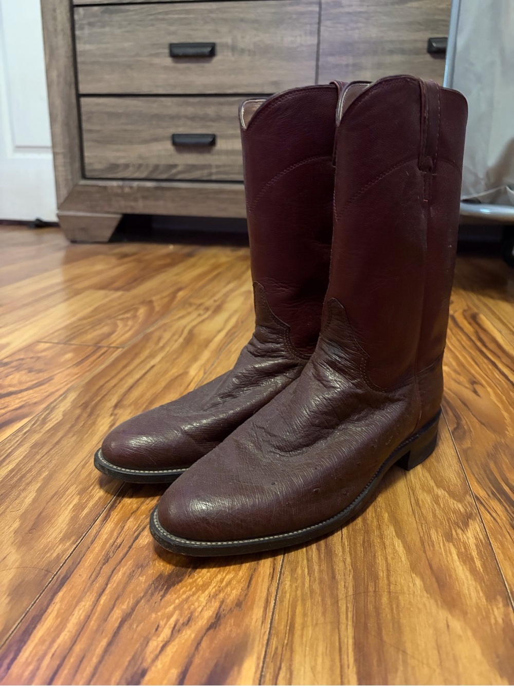 Women’s Tall Brown Leather Heeled Boots